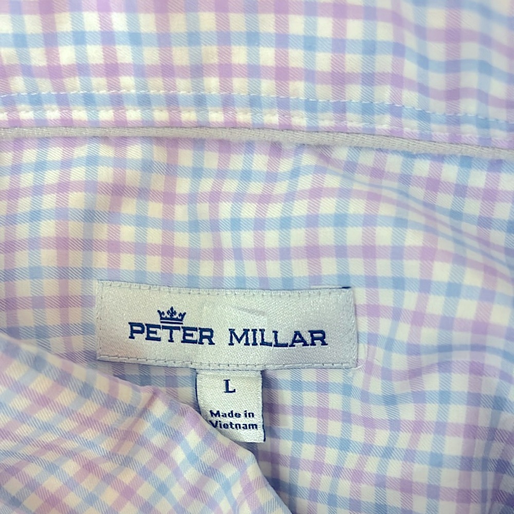Peter Millar Button Down Size Large - Picture 4 of 4